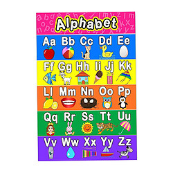 Affiche éducative Colorée Pour L'alphabet De Tableau Mural D'apprentissage En Classe D'enfants D'âge Préscolaire