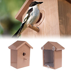 Acheter Universal La maison des oiseaux avale le nid de bricolage, la décoration de la maison, l'élevage en plein air, le toit de la boîte à perroquets.