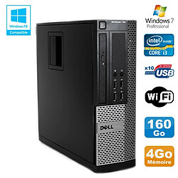 PC DELL Optiplex 790 SFF Intel core i3-2120 3.3Ghz 4Go DDR3 160Go WIFI Win 7 Pro