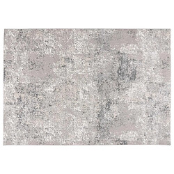 Lisa Design Telio - tapis rectangulaire motif relief - gris