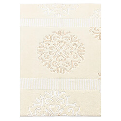 Vidal Tapis de couloir en laine 302x81 beige Darya pas cher