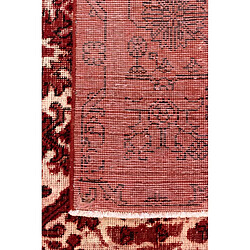 Vidal Tapis de laine 295x192 rouge Vintage Royal