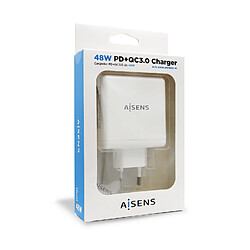 Avis AISENS ASCH-2PD30QC-W mobile device charger