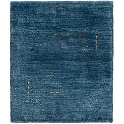 Acheter Vidal Tapis de laine 50x45 Bleu Gabbeh