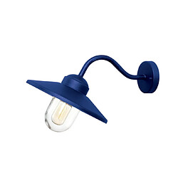 Elstead Lighting Applique murale extérieur Klampenborg Acier inoxydable,verre transparent Bleu marine