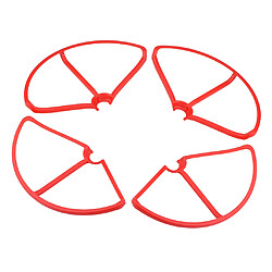 4 pièces anneau de protection garde hélice pour xiaomi mi drone 1080p / 4k rouge pas cher