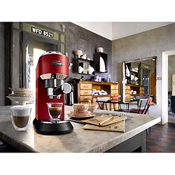 DeLonghi Machine expresso de 1L 1350W rouge