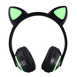 Yonis Casque Audio Bluetooth Oreilles De Chat Lumineux