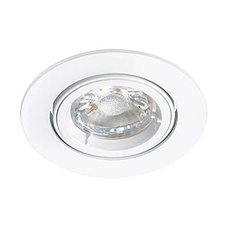 Avis Saxby Downlight inclinable encastré blanc mat, GU10