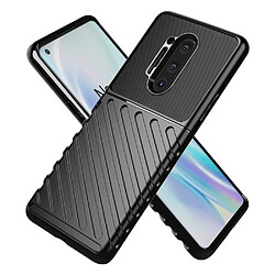 Coque en TPU texture sergé souple noir pour votre OnePlus 8 Pro