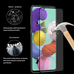 Wewoo Film de verre trempé Pour Galaxy A51 2 PCS Full Glue 0.26mm 9H 2.5D Full Coverage