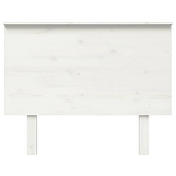 Avis Maison Chic Tête de lit moderne pour chambre - Décoration de lit Blanc 104x6x82,5 cm Bois massif de pin -MN54451