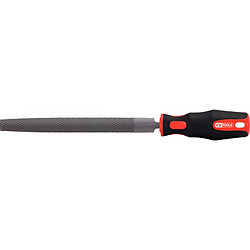 KS TOOLS 157.0114 Lime demi-ronde douce emmanchée, L.150 mm