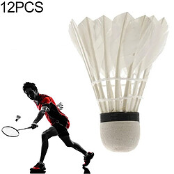 Wewoo Ballon d'entraînement de badminton REGAIL 1004 12 PCS Deather Feather