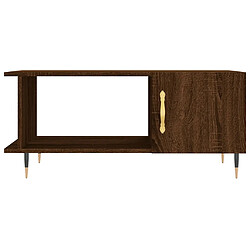 Acheter vidaXL Table basse chêne marron 90x50x40 cm bois d'ingénierie