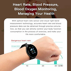 Avis Montre De Fitness Bracelet Intelligent Mesure Du Moniteur De Vie Saine Suivi Du Sommeil Pour Ios Android Téléphone Bleu