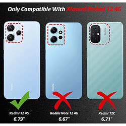 Acheter Htdmobiles Coque pour Xiaomi Redmi 12 4G - housse etui silicone gel fine + film ecran - TRANSPARENT TPU