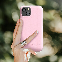 Avis BIGBEN Coque iPhone 13 Natura Baby Pink - Eco-conçue Just Green