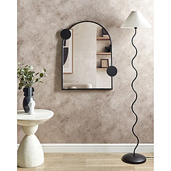 Beliani Miroir AULON 80 cm Noir