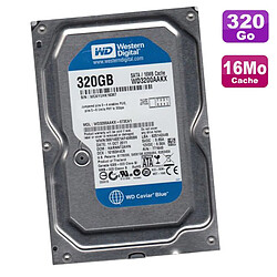 Western Digital Disque Dur 320Go SATA II 3.5" WD Caviar Blue WD3200AAKX-073CA1 7200RPM 16Mo - Occasion