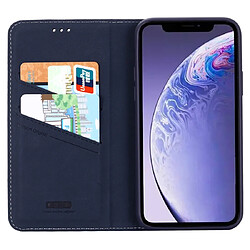 Acheter Wewoo Coque Pour iPhone 11 Pro GEBEI Etui de protection en cuir à rabat avec support et fentes cartes Bleu