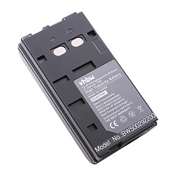 Vhbw Batterie NI-MH 6.0V compatible pour AKAI BPN300 / BPN350 / C20 / PVC20E / PVC40 / PVC40E / PVC500E / PVM2 / PVM4 / PVMS8 / PVSC20 / PVSC40 etc.