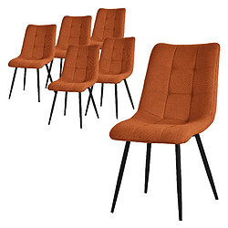 ML-Design Lot de 6 chaises de salle à manger Chaise de cuisine Chaise de salon Chaise remb