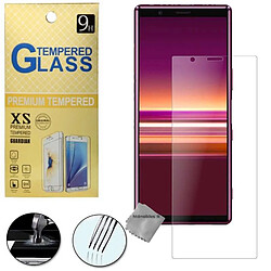 Htdmobiles Film de protection vitre verre trempe transparent pour Sony Xperia 5