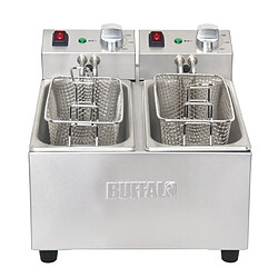 Friteuse Professionnelle Electrique à Poser - 2 x 3 L - Buffalo