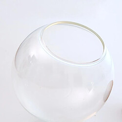 Acheter 2xdia 12cm boule de verre en forme de couverture paysage terrarium conteneur couvercle vase