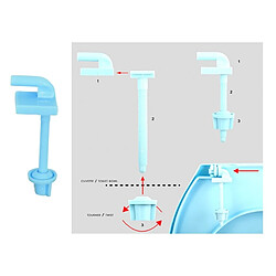 Avis MSV Abattant Wc PP Bleu Ciel - Charnières PS