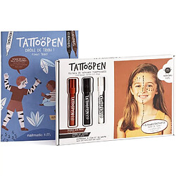 Nailmatic Coffret 3 tattoopen et son cahier d activites Drole de tribu