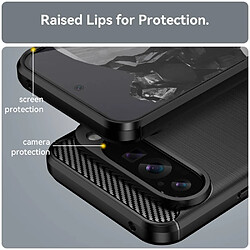 Avis Htdmobiles Coque pour Google Pixel 9 Pro XL - housse etui silicone gel carbone + film ecran - NOIR