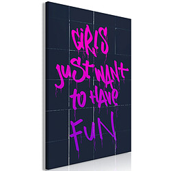 Artgeist Tableau - Girls Just Want to Have Fun (1 Part) Vertical [20x30]