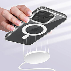 Avis Avizar Coque MagSafe pour iPhone 16 Pro Max Antichoc Coins Renforcés Transparent