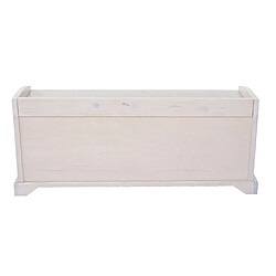 Avis Mendler Banc / banquette Bienne, boîte de rangement, 3 paniers, treillis en rotin kubu, 112x46x37cm ~ blanc