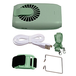 Acheter Mini Ventilateur Portable 2000mAh Ventilateur de Taille à double usage Ventilateur de Refroidissement de Bureau USB Refroidisseur d'air de Cou Suspendu