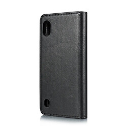 Avis Wewoo Housse Coque Etui en cuir Crazy Horse Texture Flip détachable magnétique avec support et fentes pour cartes et portefeuille Galaxy A10 Noir