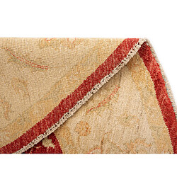 Vidal Tapis de laine 200x199 rouge Kaizar pas cher