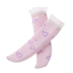 Acheter Mignon Haut En Dentelle Au-dessous Des Chaussettes De Genou Pour 12 Pouces Blythe Doll Dress Up Accs Pink