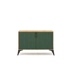 Vivaldi Buffet Lugo 2D Chene Artisan/Vert