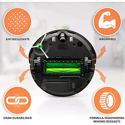 Pneus antidérapants pour aspirateur IROBOT ROOMBA séries 500, 600, 700, 800 et 900, 2 pièces, pièces de rechange à grande adhérence