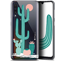 Caseink Coque Pour Samsung Galaxy A50 (6.4 ) [Gel HD Collection Petits Grains ? Design A l'Ombre des Cactus - Souple - Ultra Fin - Imprimé en France]