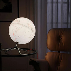 Avis Atmosphere Globe terrestre lumineux Ø 30 cm - Blanc à motifs rouge et noir