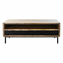 Avis Table Basse DKD Home Decor Noir Marron Clair Métal Bois de manguier 120 x 60 x 45 cm