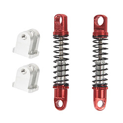 2x Amortisseur Avant RC Pour Pièces De Buggy Tout-terrain De Voiture WPL D12 RC Rouge