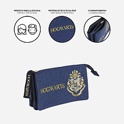 Warner Bros. Games Trousse avec poche intérieure Harry Potter Bleu 2100002609 pas cher