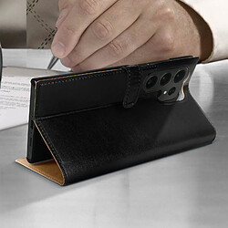 Avis Bigben Etui Folio Wallet noir avec languette de fermeture pour Samsung Galaxy S23 Ultra 5G