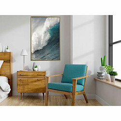 Paris Prix Affiche Murale Encadrée Power of the Ocean 40 x 60 cm Or