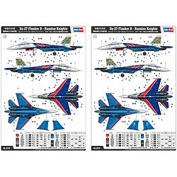 Acheter Hobby Boss Maquette Avion Su-27 Flanker B - Russian Knights